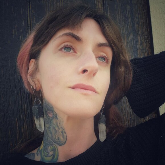 Quartz Electroformed Ear Weights - Picture 7 of 7